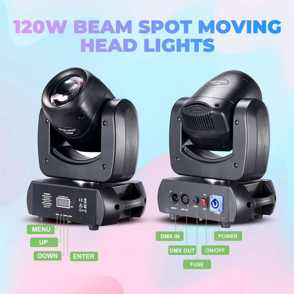 LW Essentials® Premium Moving Head GOBO Stage Lights