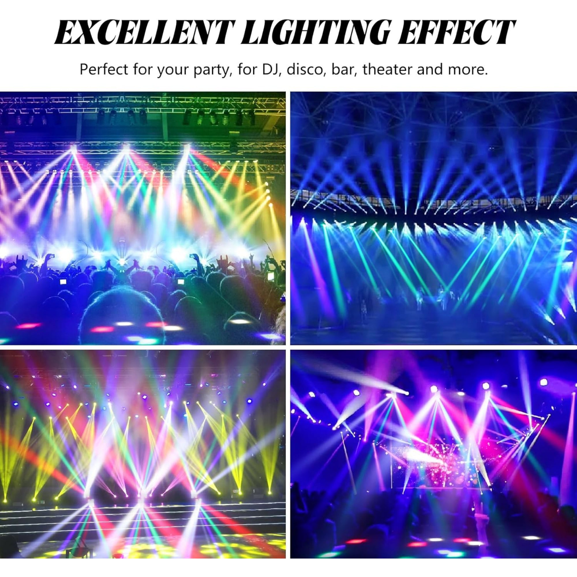 LW Essentials® Premium Moving Head Light Bar - Spider Style