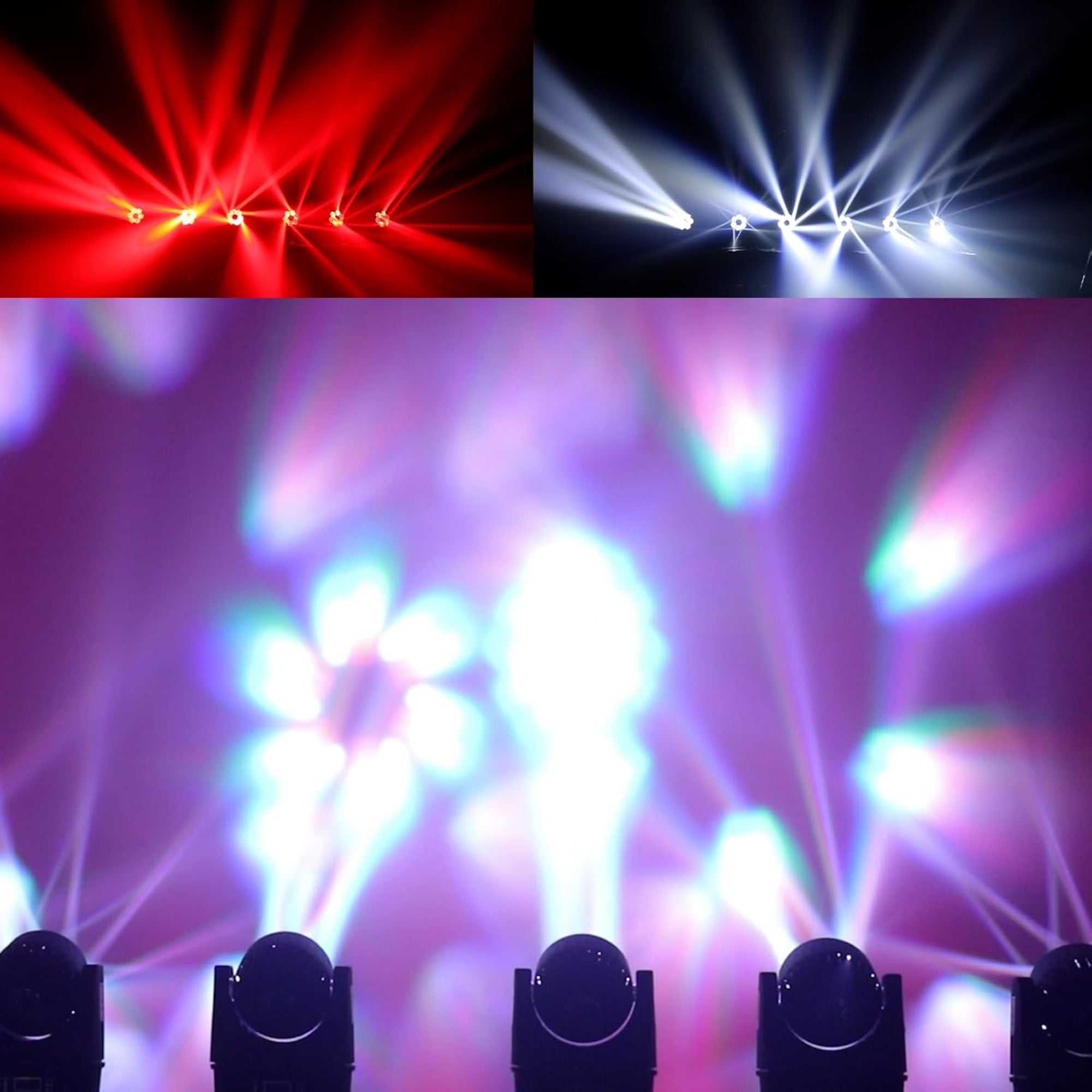 LW Essentials® Basic Moving Head GOBO Stage Lights - Multi-LED Style