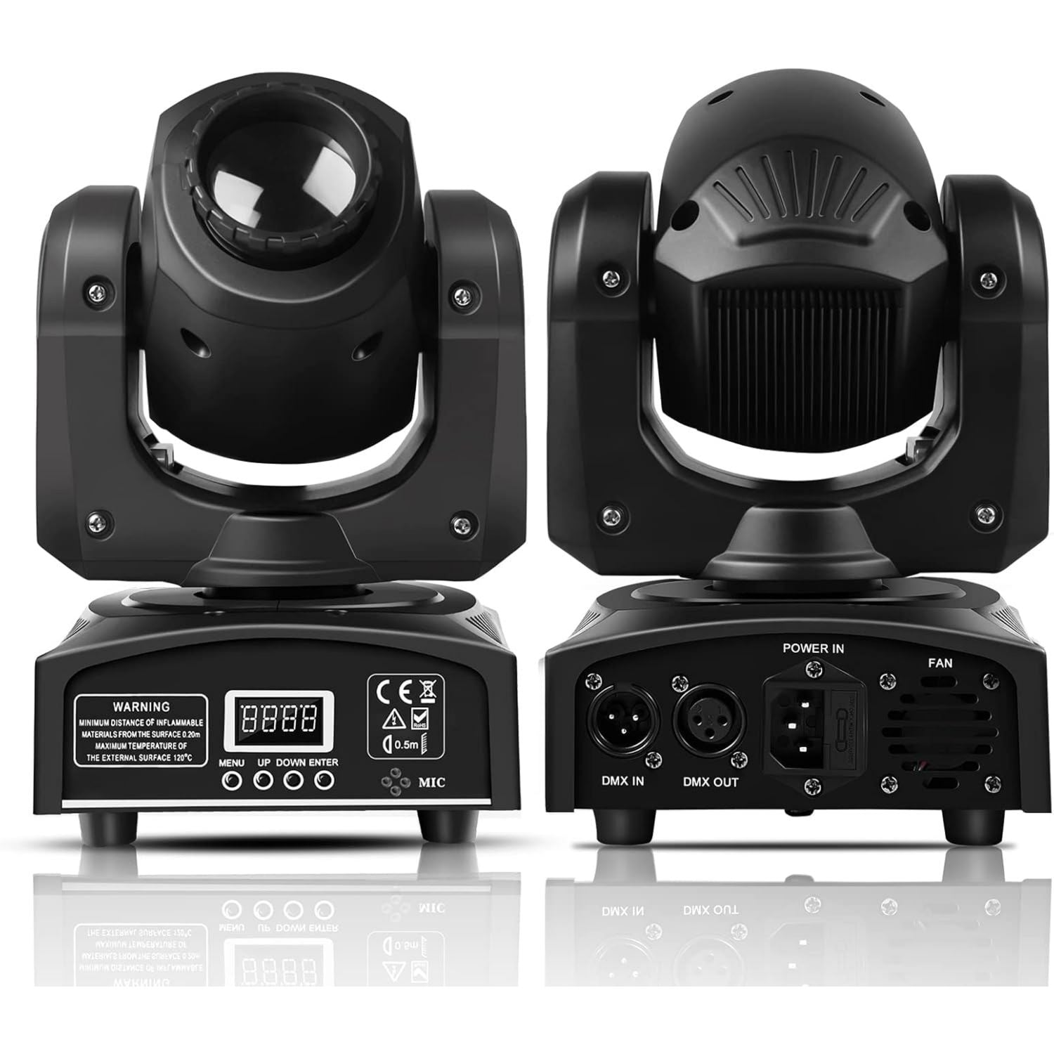LW Essentials® Basic Moving Head GOBO Stage Lights