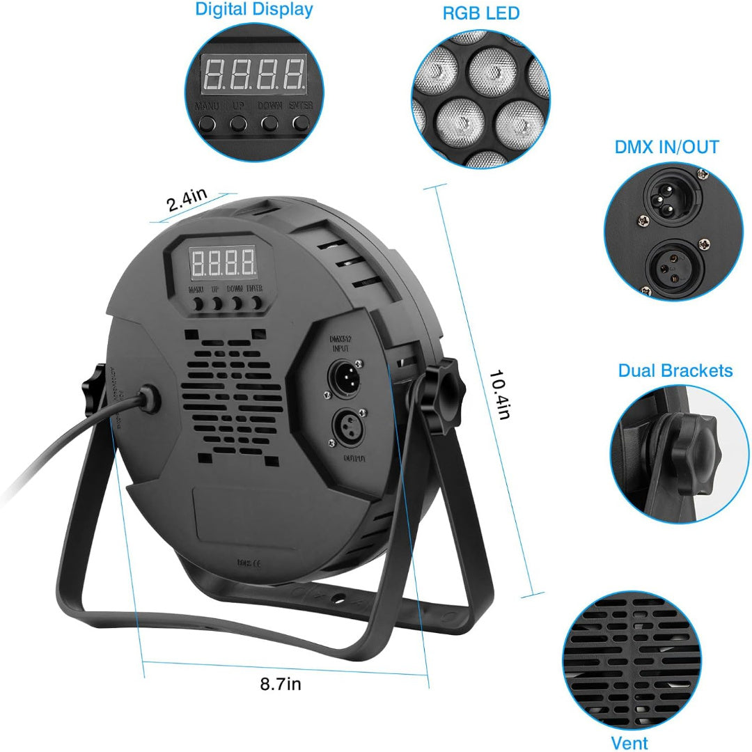 LW Essentials® Premium RGB Stage Par Lights