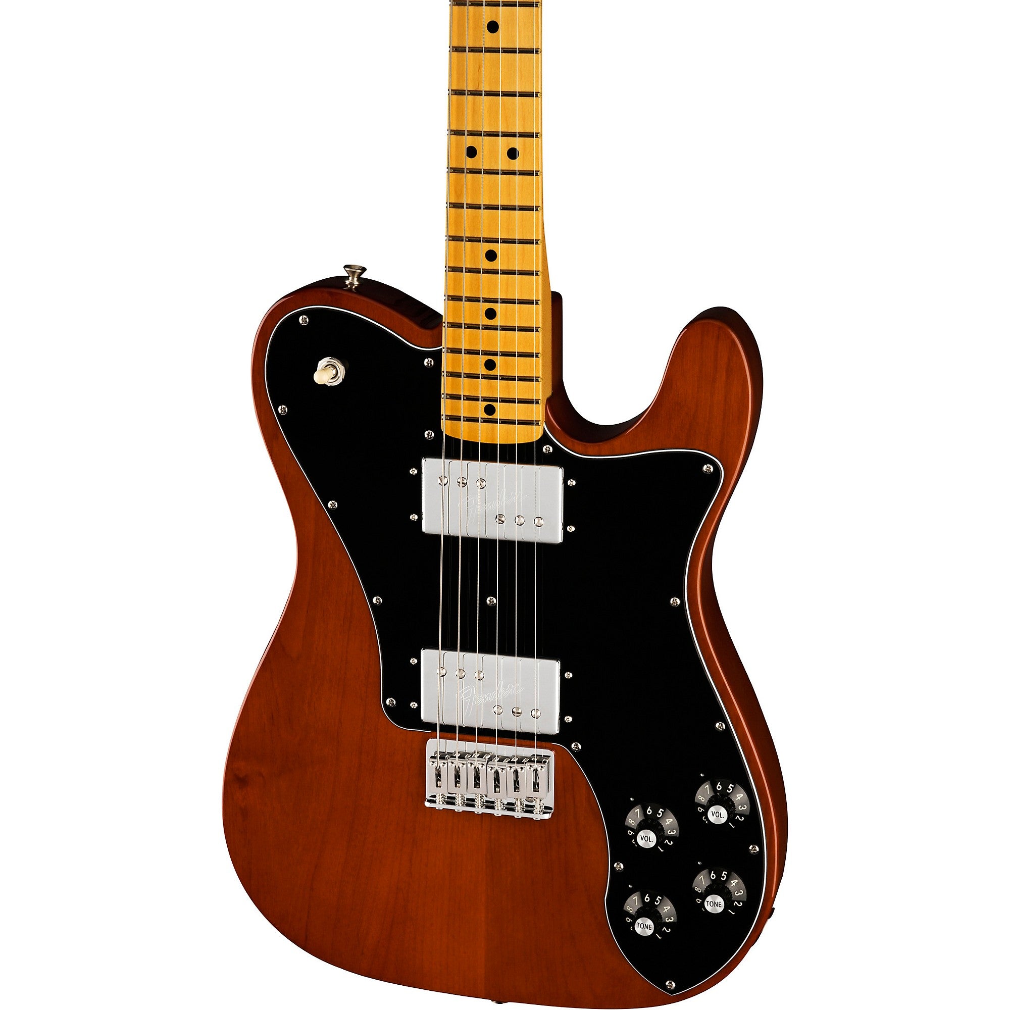 Fender American Vintage II 1975 Telecaster Deluxe Electric Guitar Mocha