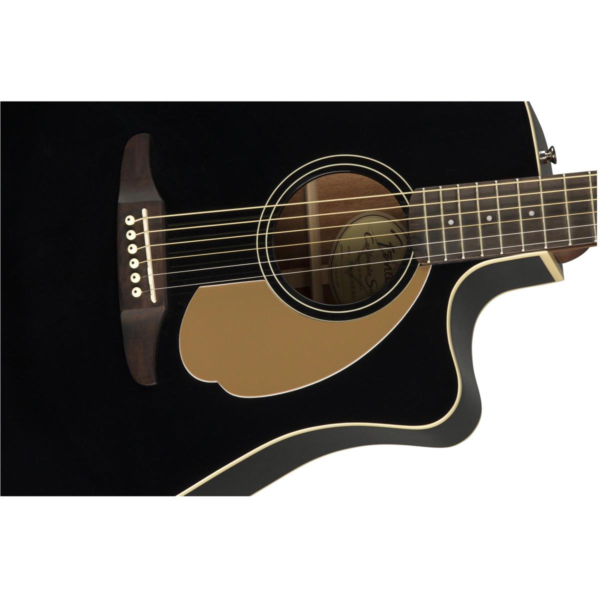 Fender California Redondo Player Acoustic-Electric Guitar Black