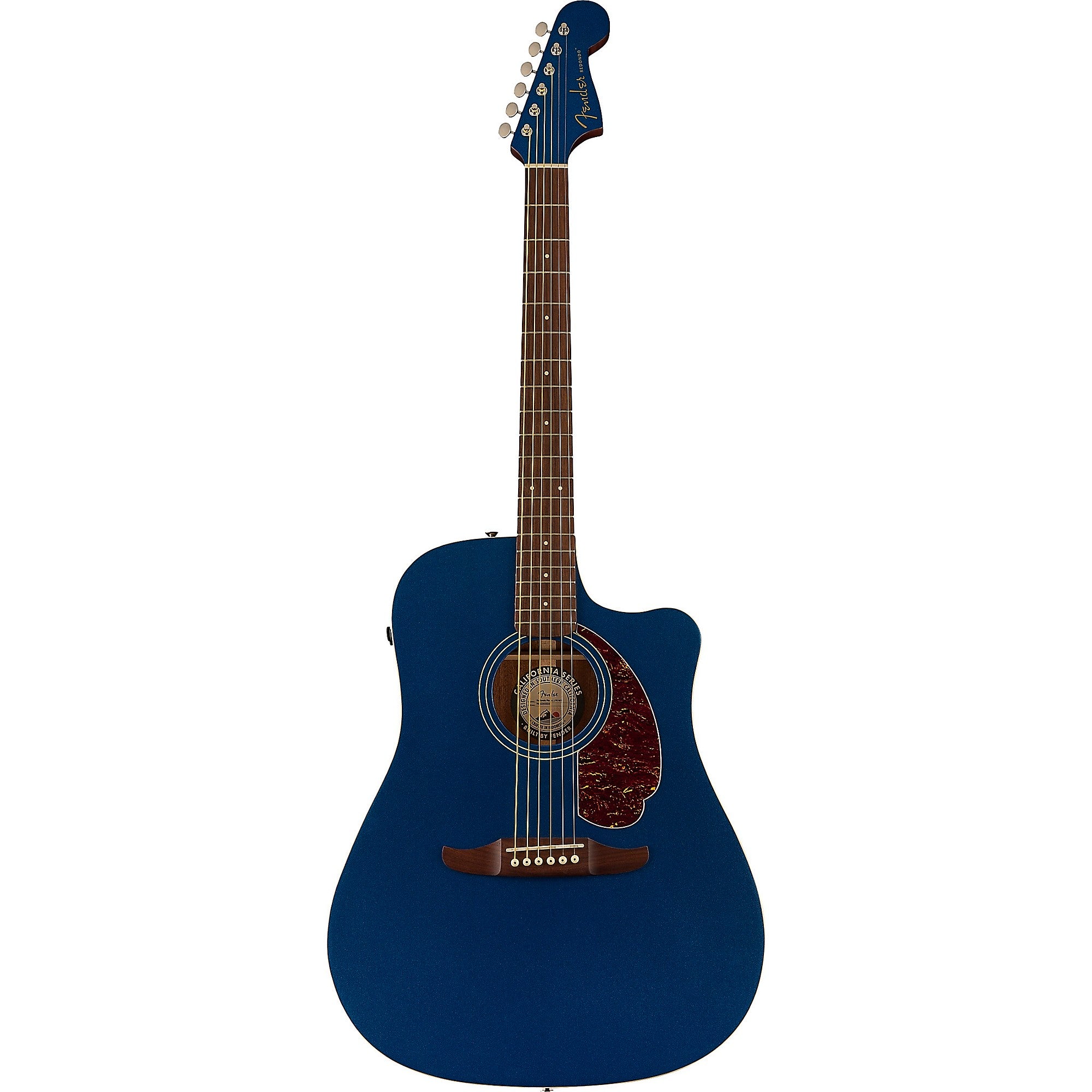 Fender California Redondo Player Acoustic-Electric Guitar Lake Placid Blue