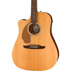 Fender Left-Handed California Redondo Player Acoustic-Electric Guitar Natural