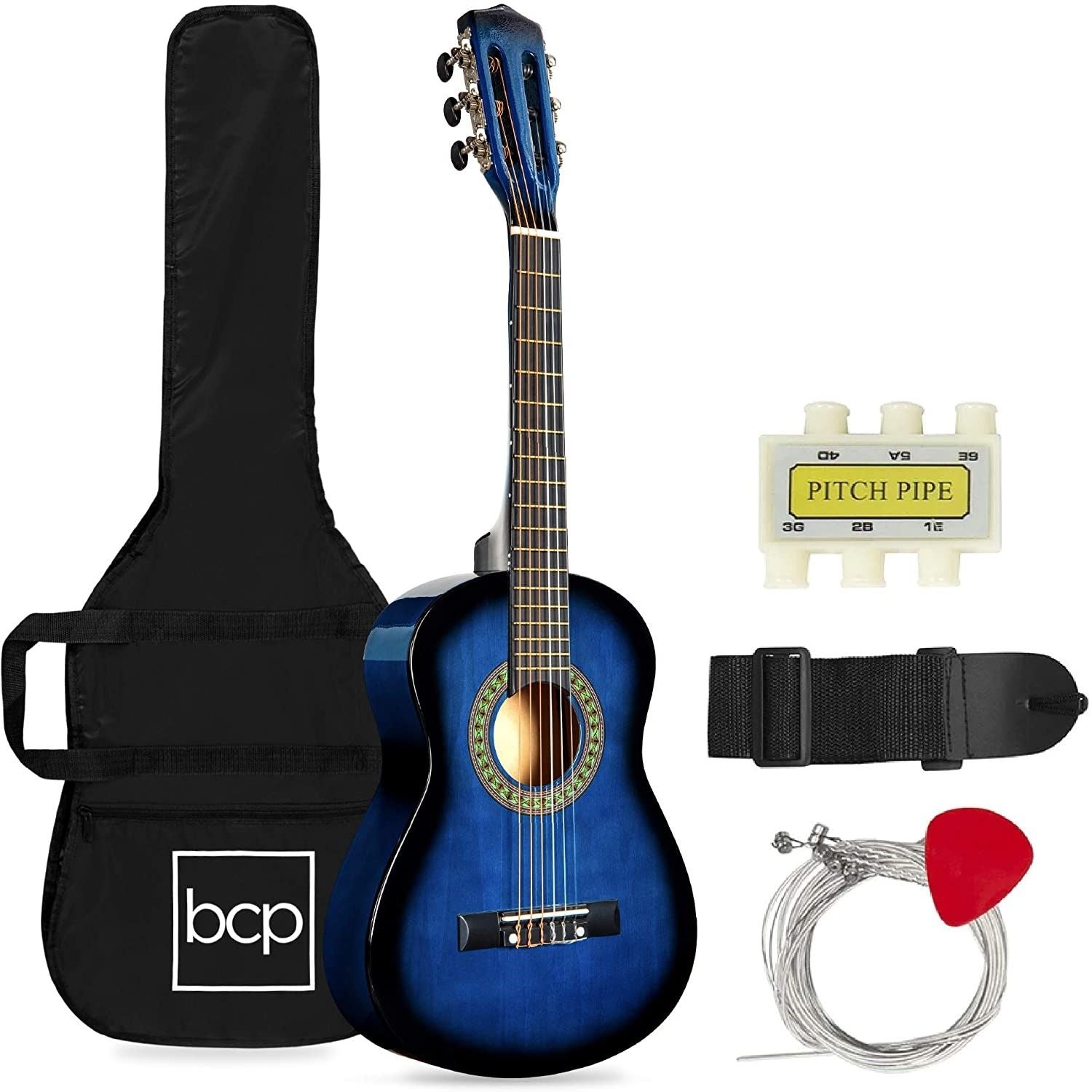 LW Essentials® Basic Kids Classical Acoustic Guitar Bundle