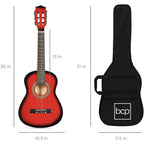 LW Essentials® Basic Kids Classical Acoustic Guitar Bundle