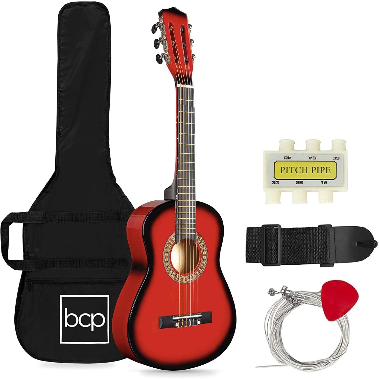 LW Essentials® Basic Kids Classical Acoustic Guitar Bundle