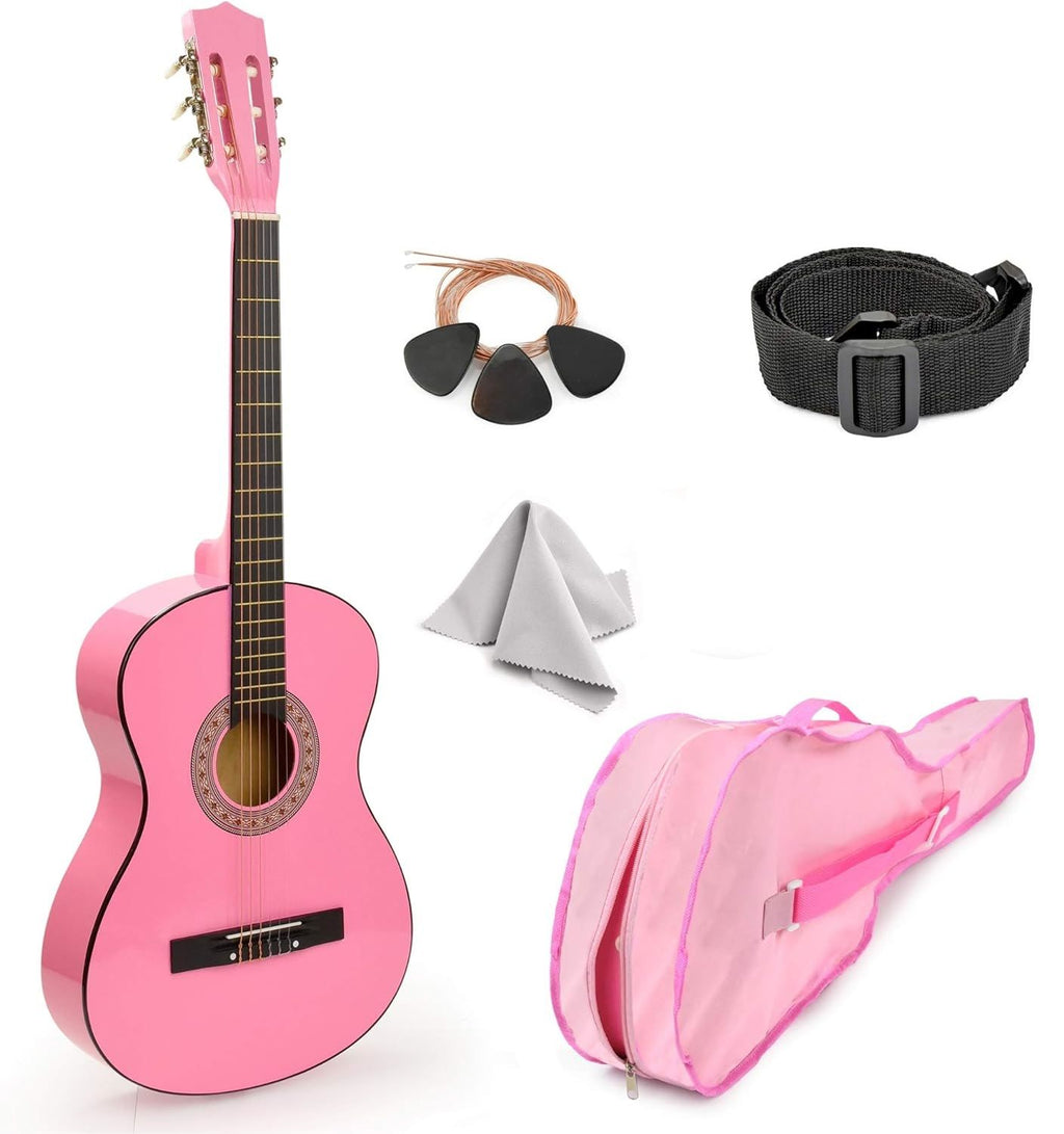 LW Essentials® Basic Kids Classical Acoustic Guitar Bundle
