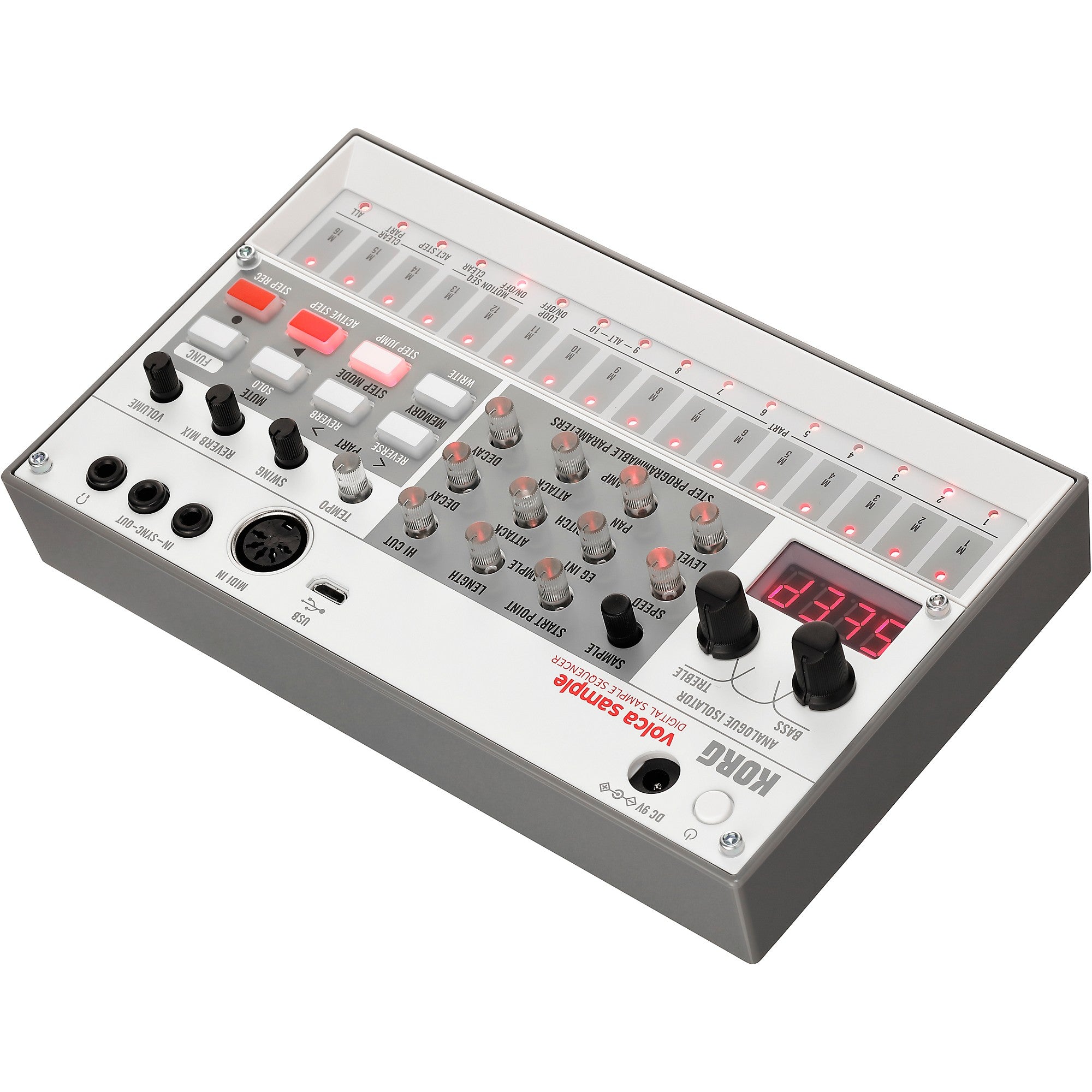 KORG volca sample 2 Digital Sample Sequencer White