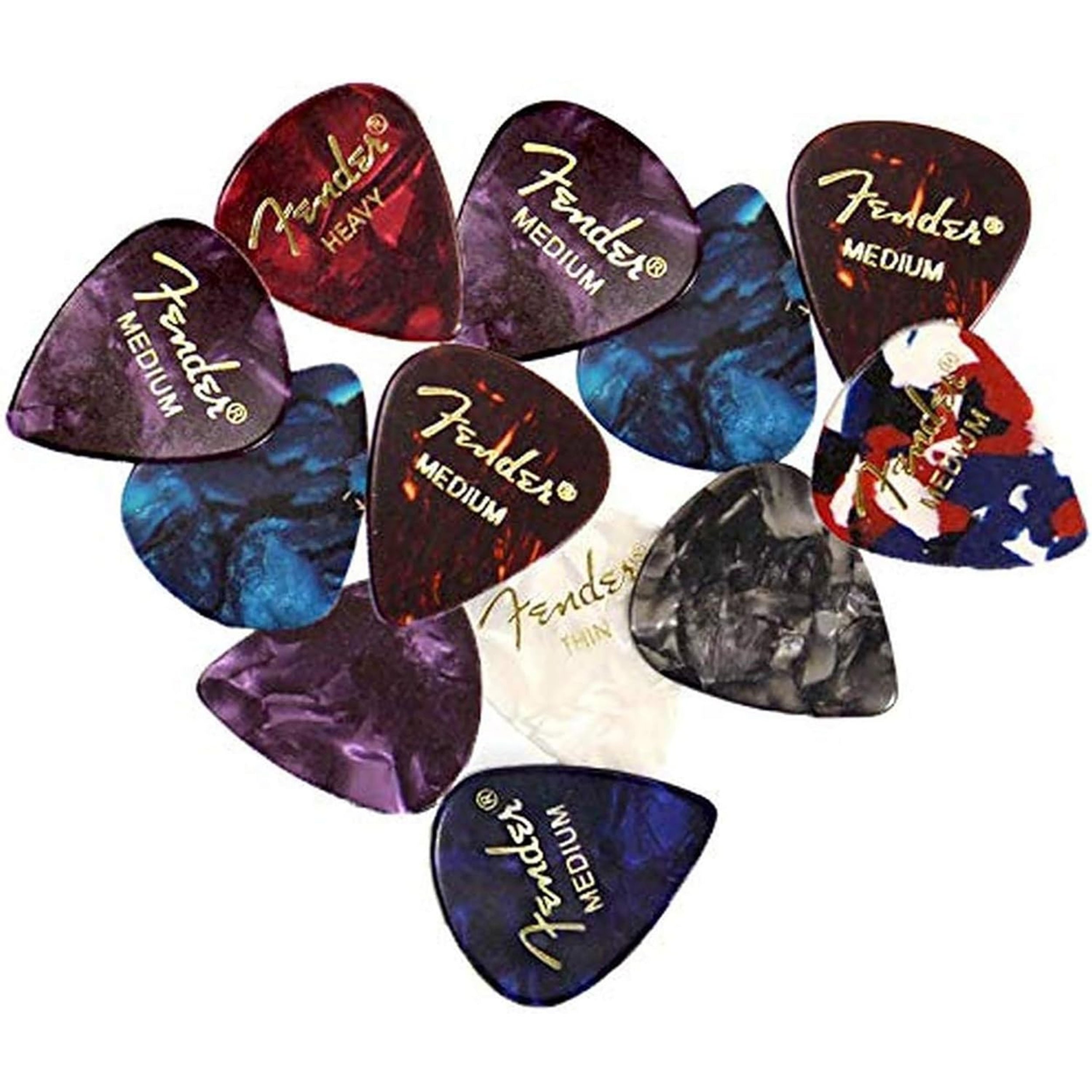 LW Essentials® Basic Guitar Picks (Assorted Colours)