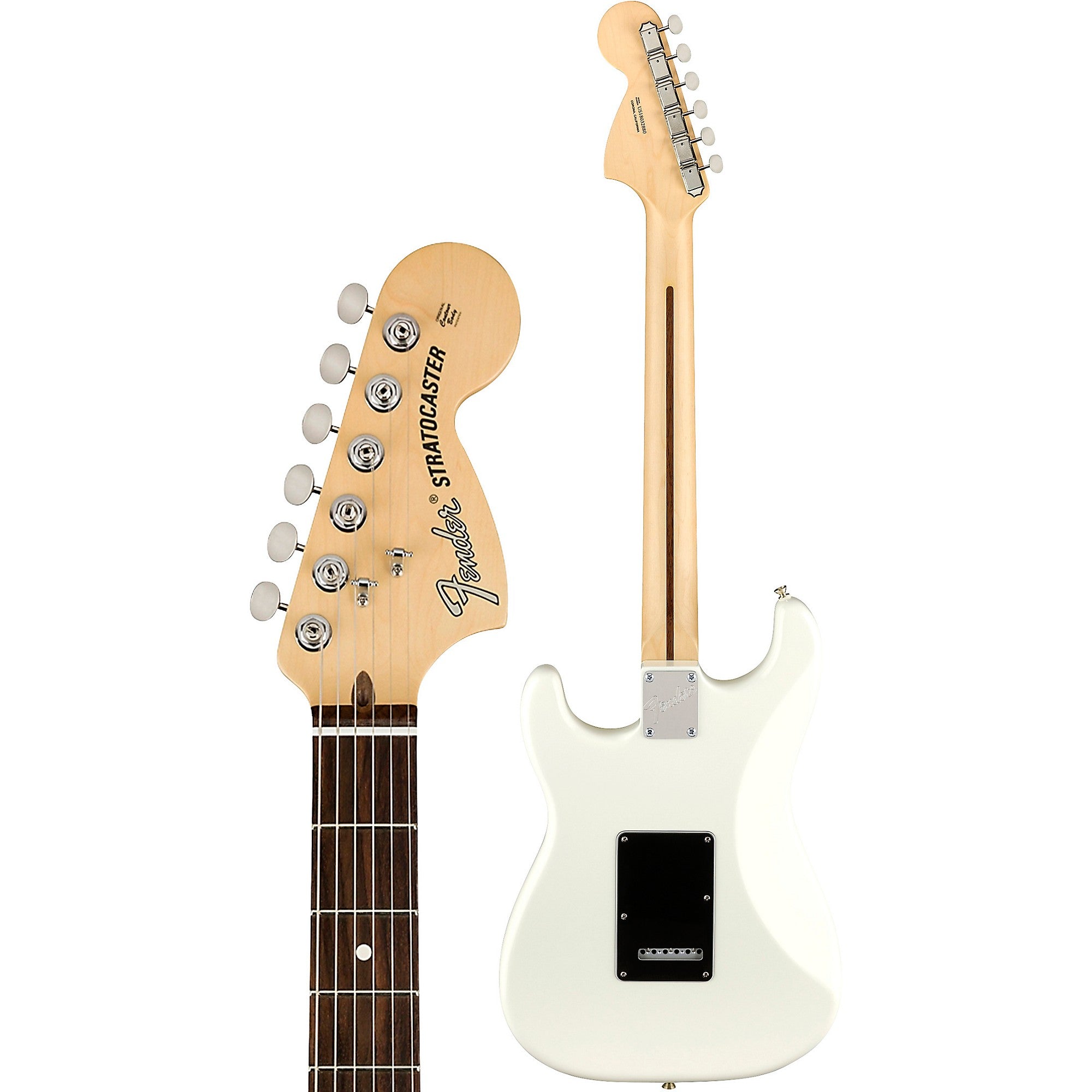 Fender American Performer Stratocaster Rosewood Fingerboard Electric Guitar Aged White