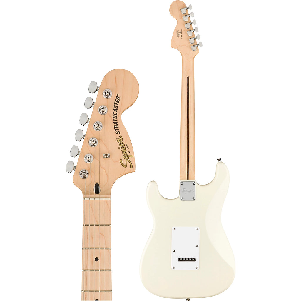 Squier Affinity Series Stratocaster Maple Fingerboard Electric Guitar Olympic White