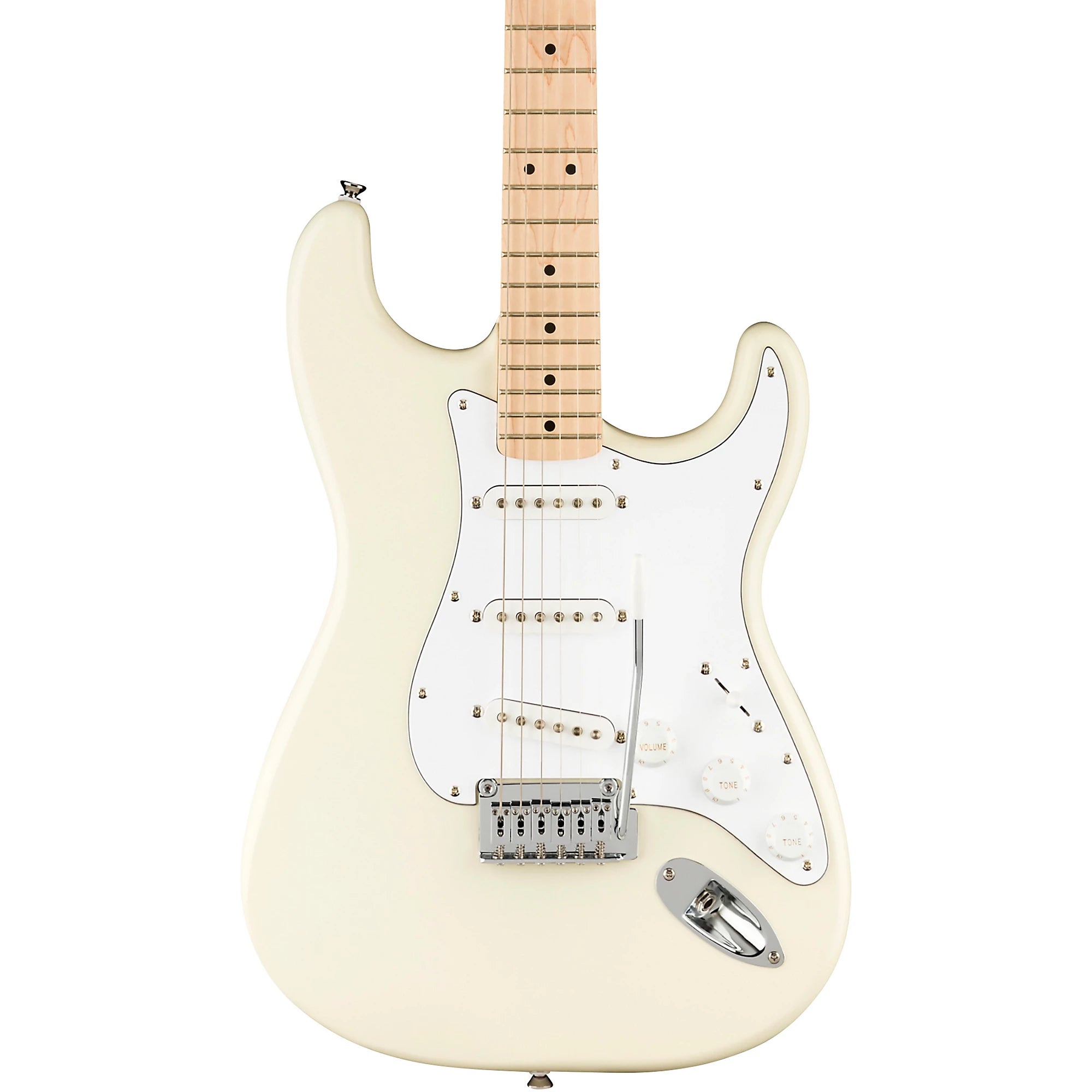 Squier Affinity Series Stratocaster Maple Fingerboard Electric Guitar Olympic White