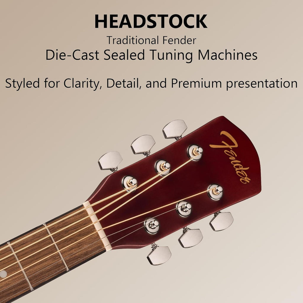 Fender FA115 Dreadnought Acoustic Guitar Pack Natural