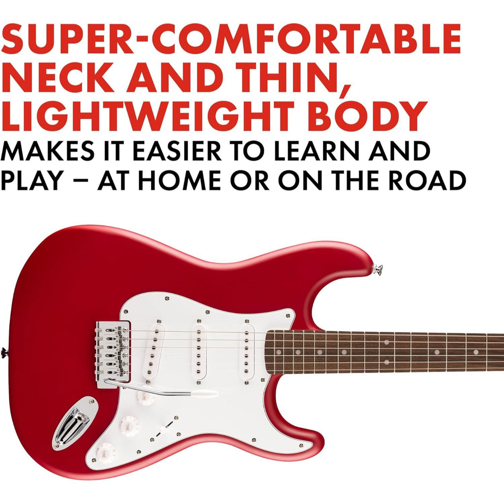 Squier Debut Series Stratocaster Electric Guitar Dakota Red