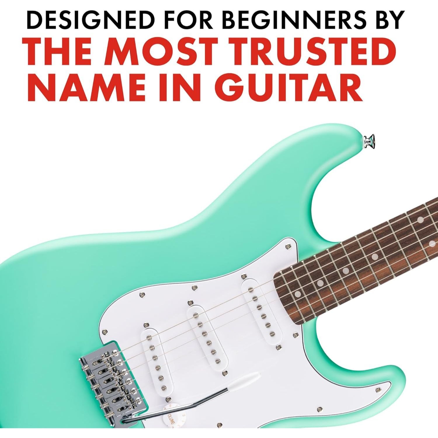 Squier Debut Series Stratocaster Electric Guitar Sea Foam Green