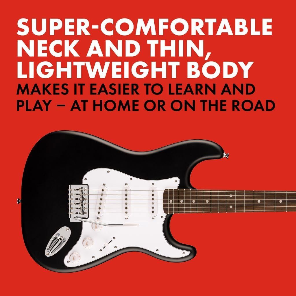 Squier Debut Series Stratocaster Electric Guitar Black