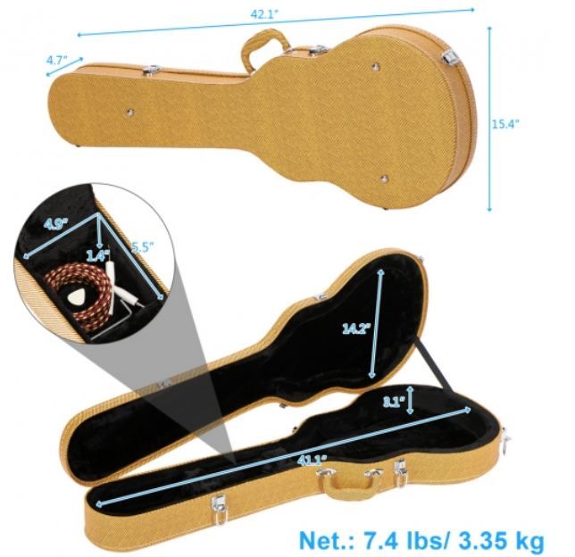 LW Essentials® Premium Acoustic Guitar Hard Shell Case