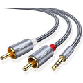 LW Essentials® Basic 3.5mm Male to Dual RCA Male Audio Adapter Cable